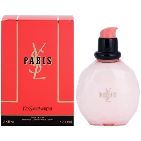 ysl paris lait du corps|Yves Saint Laurent Paris lait corporel pour femme .